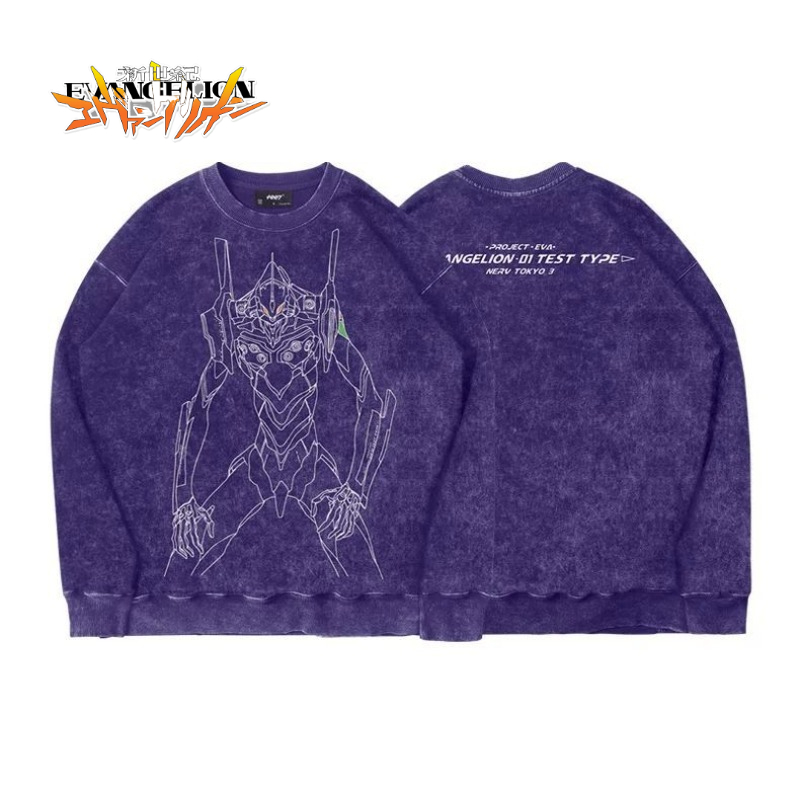 Anime Merchandise Hoodie - EVA-01 Test Type Anime Merchandise Cartoon
