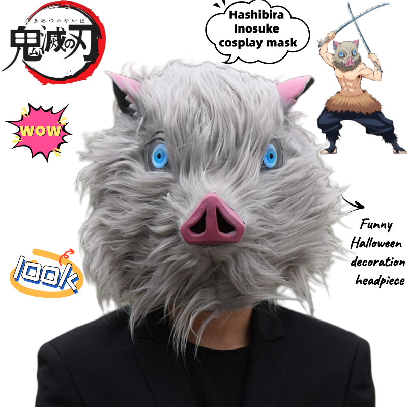 Unique Anime Merchandise - Demon Slayer Hashibira Inosuke Creative Halloween