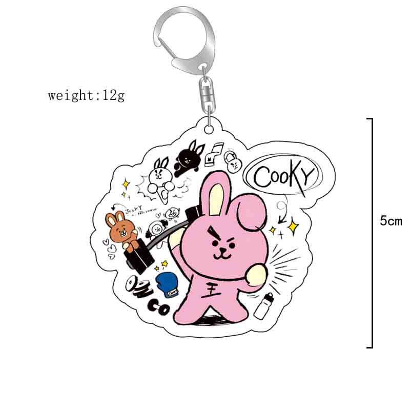 BT21 anime cartoon cute acryli – обзор и цена Anime Merchandise For Girls