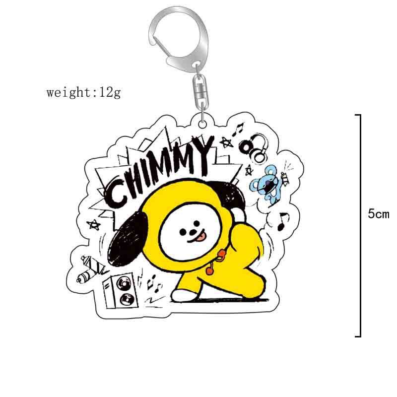 BT21 anime cartoon cute acryli – обзор и цена Anime Merchandise For Girls