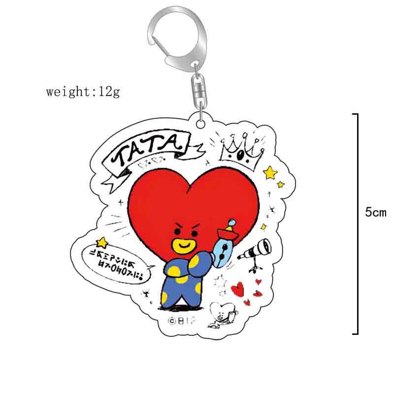 BT21 anime cartoon cute acryli – обзор и цена Anime Merchandise For Girls