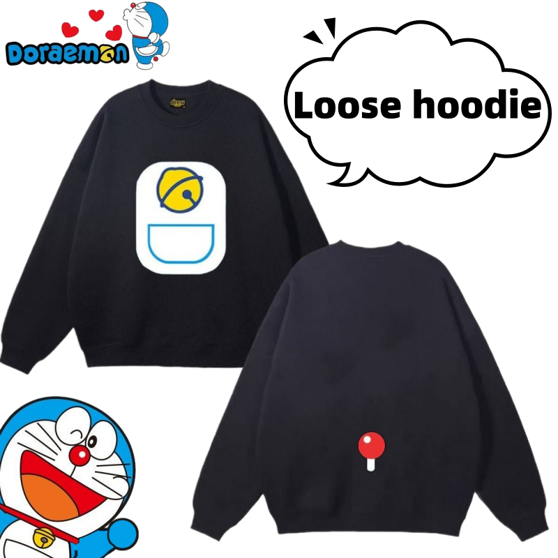 Doraemon crew neck cute creati – обзор и цена Anime Merchandise Hoodie