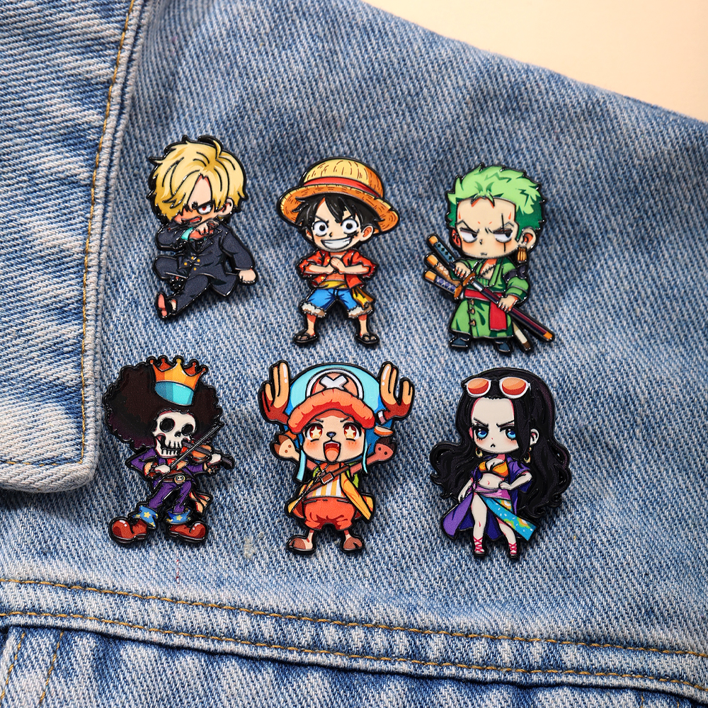 6pcs ONE PIECE Cartoon Charact – обзор и цена Anime One Piece Merchandise