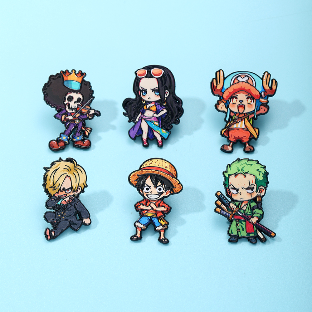 6pcs ONE PIECE Cartoon Charact – обзор и цена Anime One Piece Merchandise