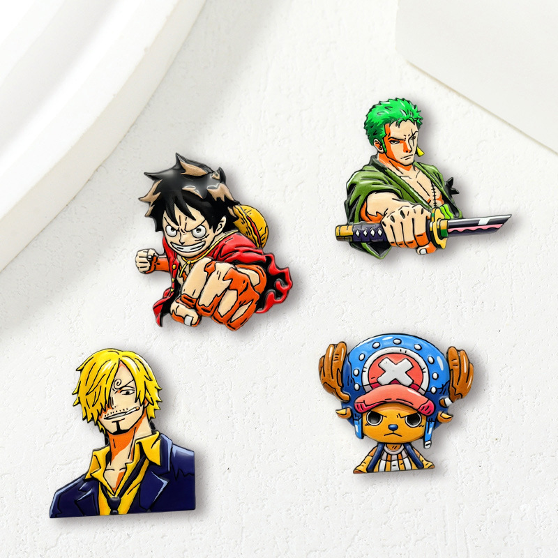 4pcs ONE PIECE Cartoon Charact – обзор и цена Anime One Piece Merchandise