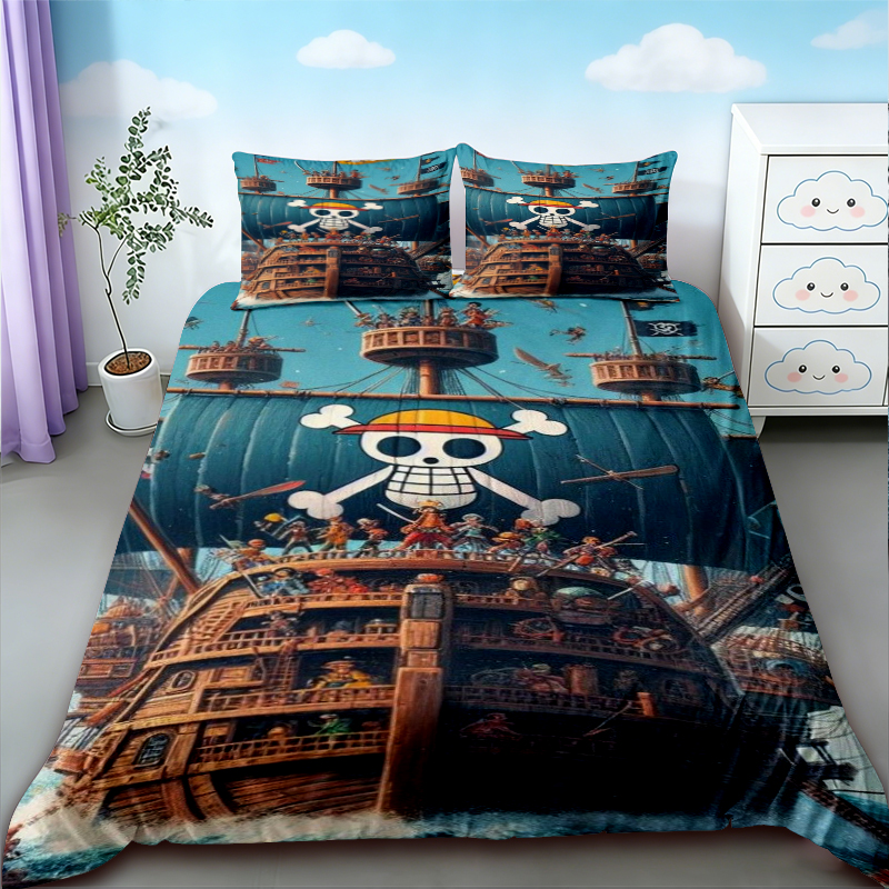 Luffy Duvet Cover Set One Piec – обзор и цена Anime One Piece Merchandise