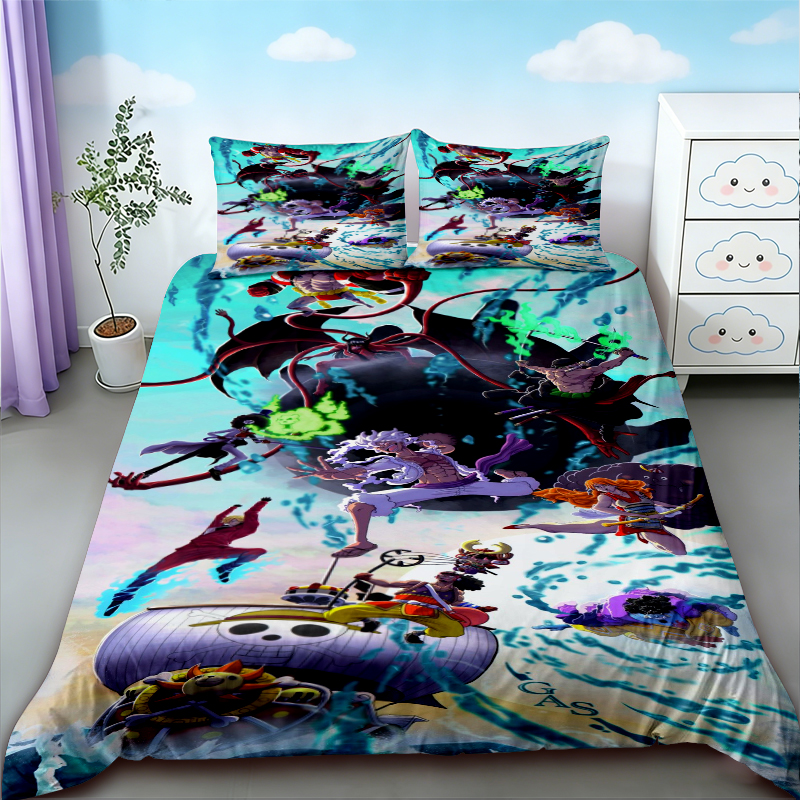 Luffy Duvet Cover Set One Piec – обзор и цена Anime One Piece Merchandise