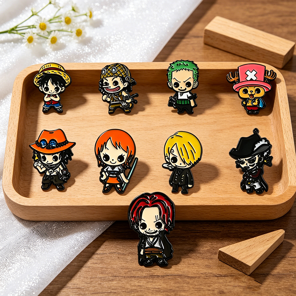 9pcs One Piece Anime Enamel Pi – обзор и цена Anime One Piece Merchandise
