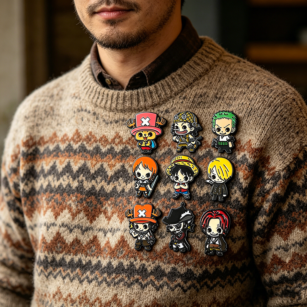 9pcs One Piece Anime Enamel Pi – обзор и цена Anime One Piece Merchandise